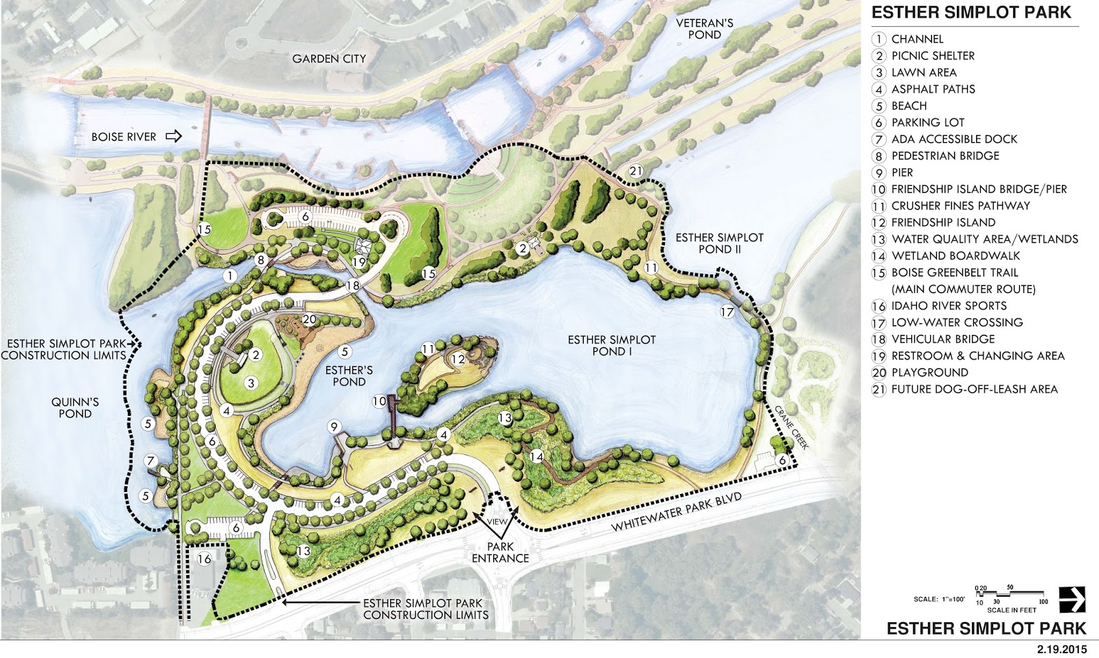 Simplot Soccer Field Map Boise