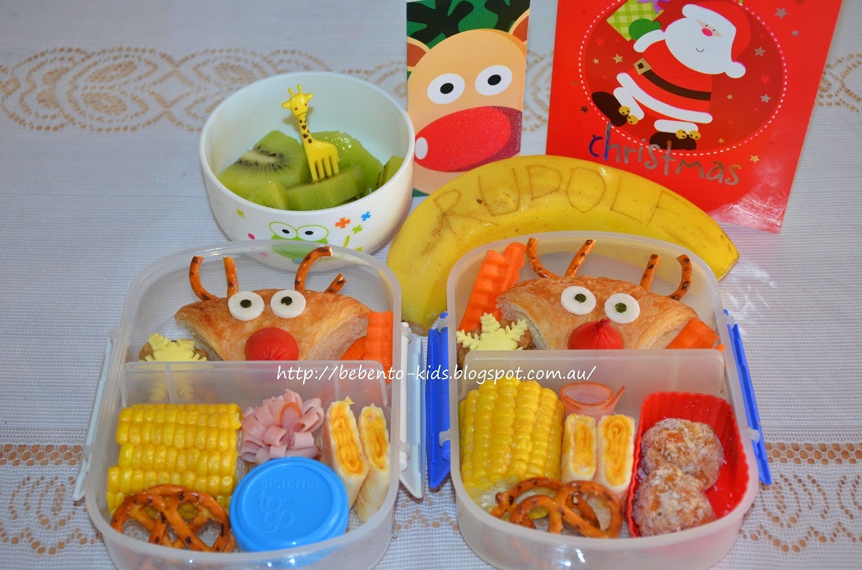 Bebento - Kids: Santa Reindeers Bento