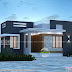 3 bedrooms 1000 sq. ft. single floor modern home design