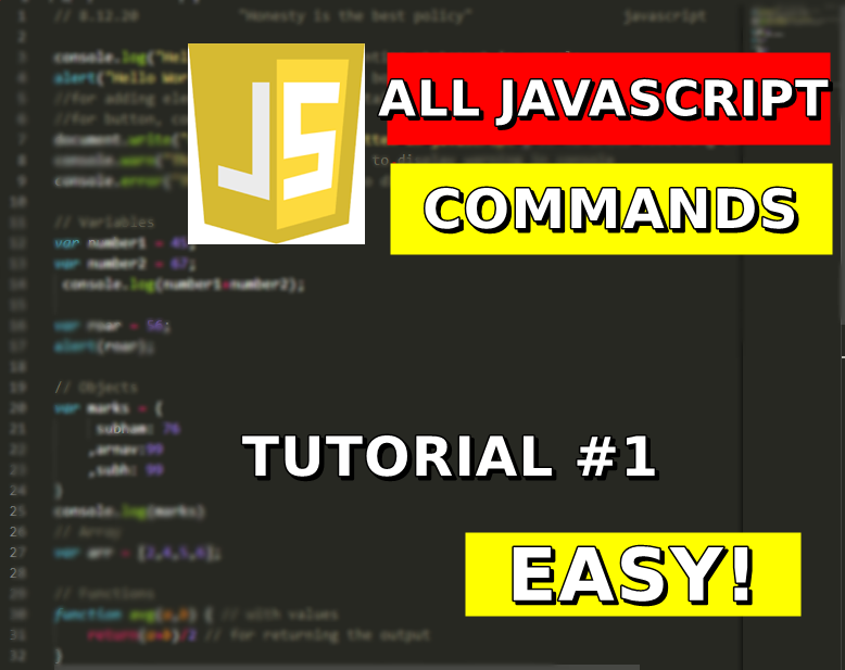 All Basic Commands in Java Script! - Techies Hub