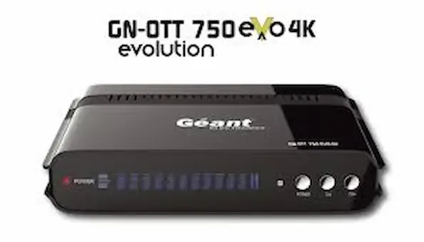 جهاز الاستقبال الرقمي GN-OTT 750 4K EVO بالإضافة إلى إصدار ALLURE السعر والمواصفات.