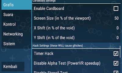 Cara Setting PPSSPP Cara Setting PPSSPP
