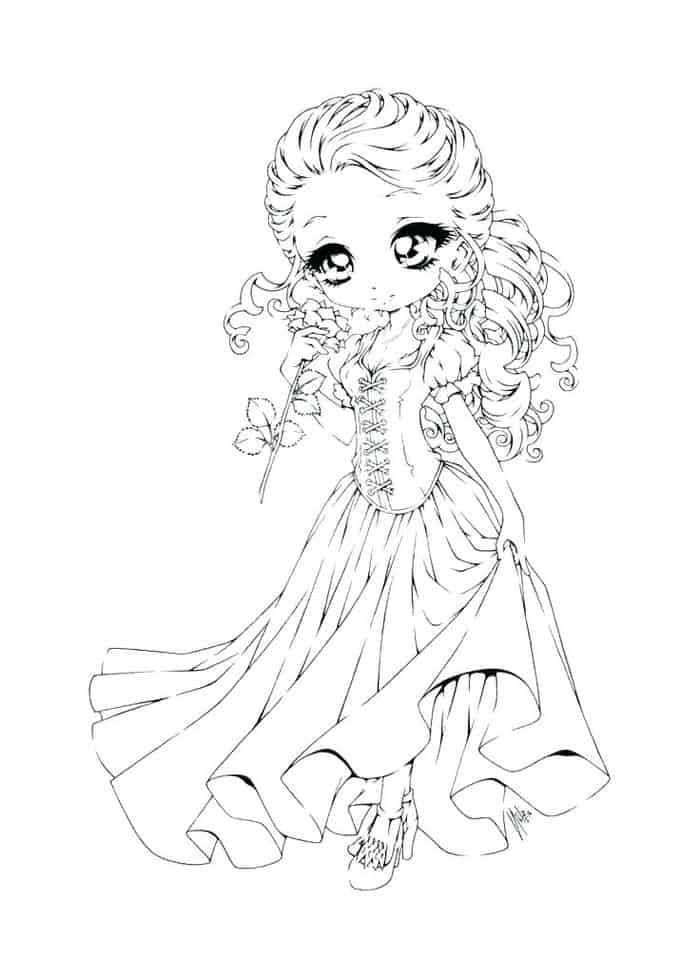 Princess Coloring Pages - Yuk Sebar