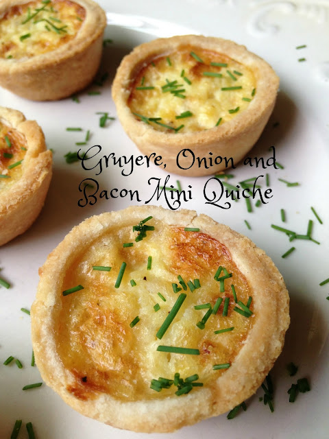 Gruyere, Onion and Bacon Mini Quiche | Turnips 2 Tangerines | Bloglovin’