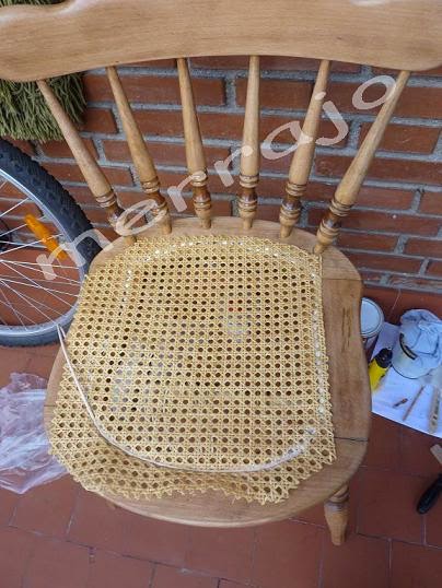 Manualidades merrajo & yoli: Silla de rejilla restaurada