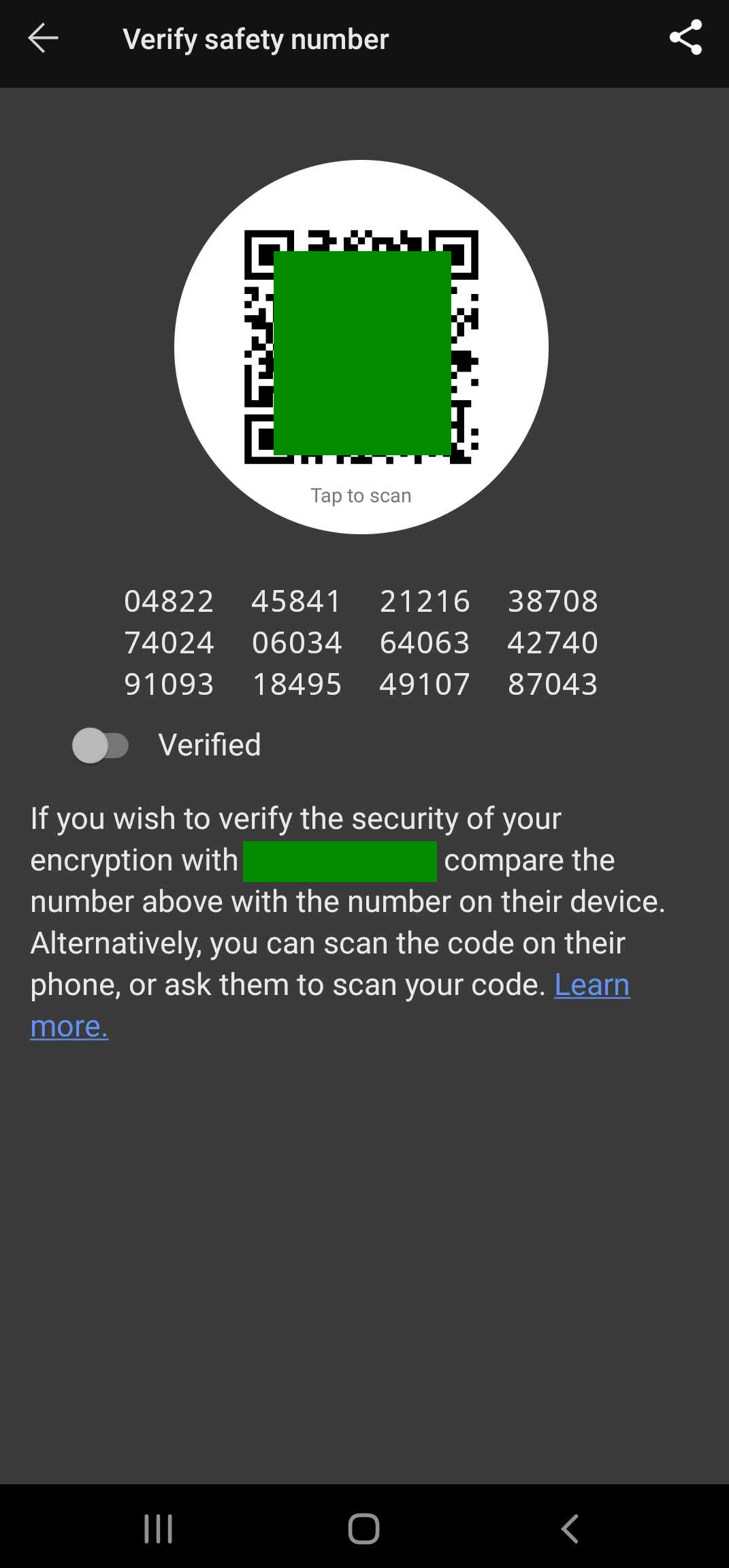 kelly kaoudis Signal safety number privacy issues