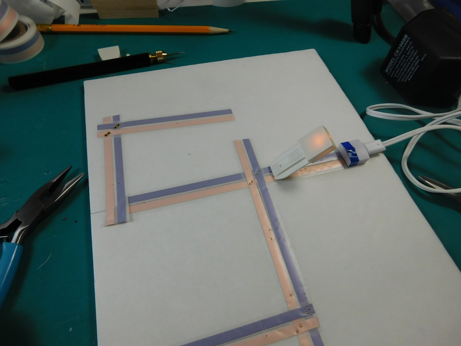 Joanne's Minis: Dollhouse Wiring 101 pt 2 The Practice Board