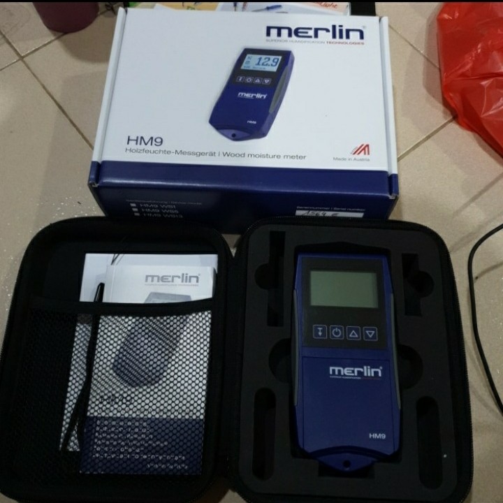 Jual Moisture Meter Wood Merlin HM9 WS5 Veneer Call 08128222998 Marga