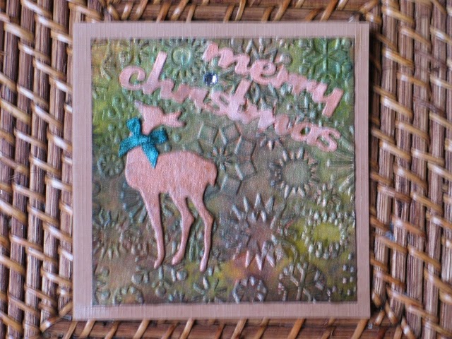 Handmade by Karin Wouters: Kaart merry christmas 2