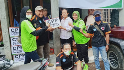 CPP Pituruh Peduli Salurkan Bantuan di Dua Desa Terdampak Bencana Alam