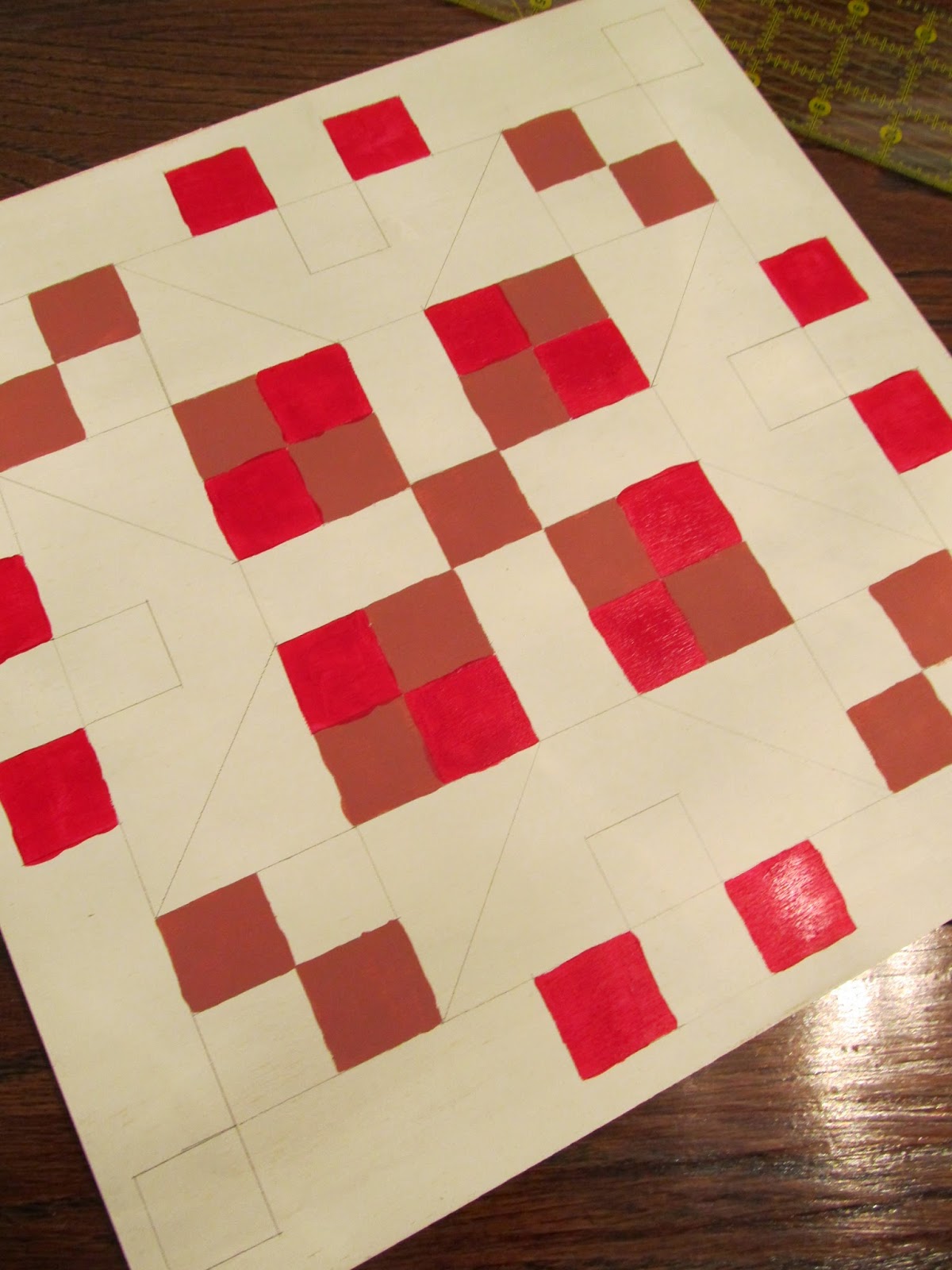 painting a barn quilt
