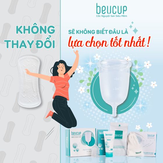 Cốc nguyệt san siêu mềm BeU Cup