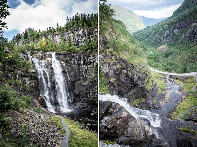 Okolice-Bergen-Norwegia-w-jeden-dzień-wodospad-Skjervsfossen 