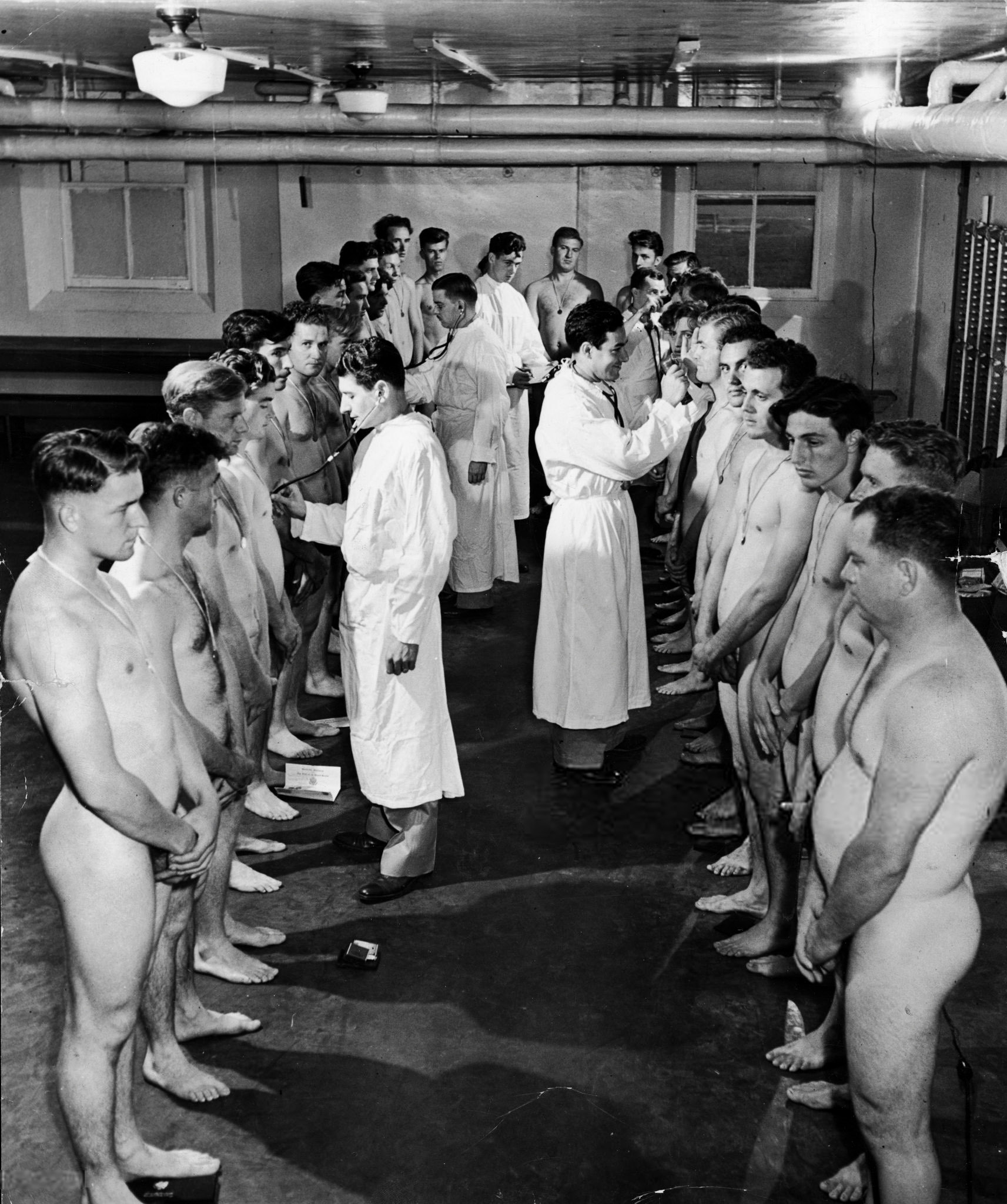 Nude Military Men Physicals.