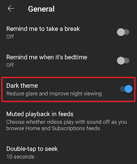 Watch YouTube in Dark theme | in Hindi