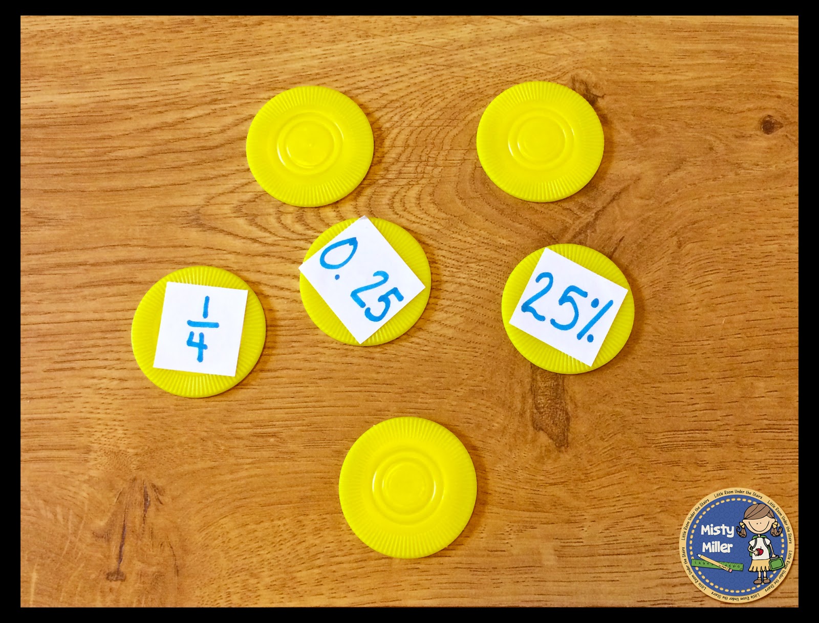 Repurpose Old Games Poker Chips Little Room Under the Stairs