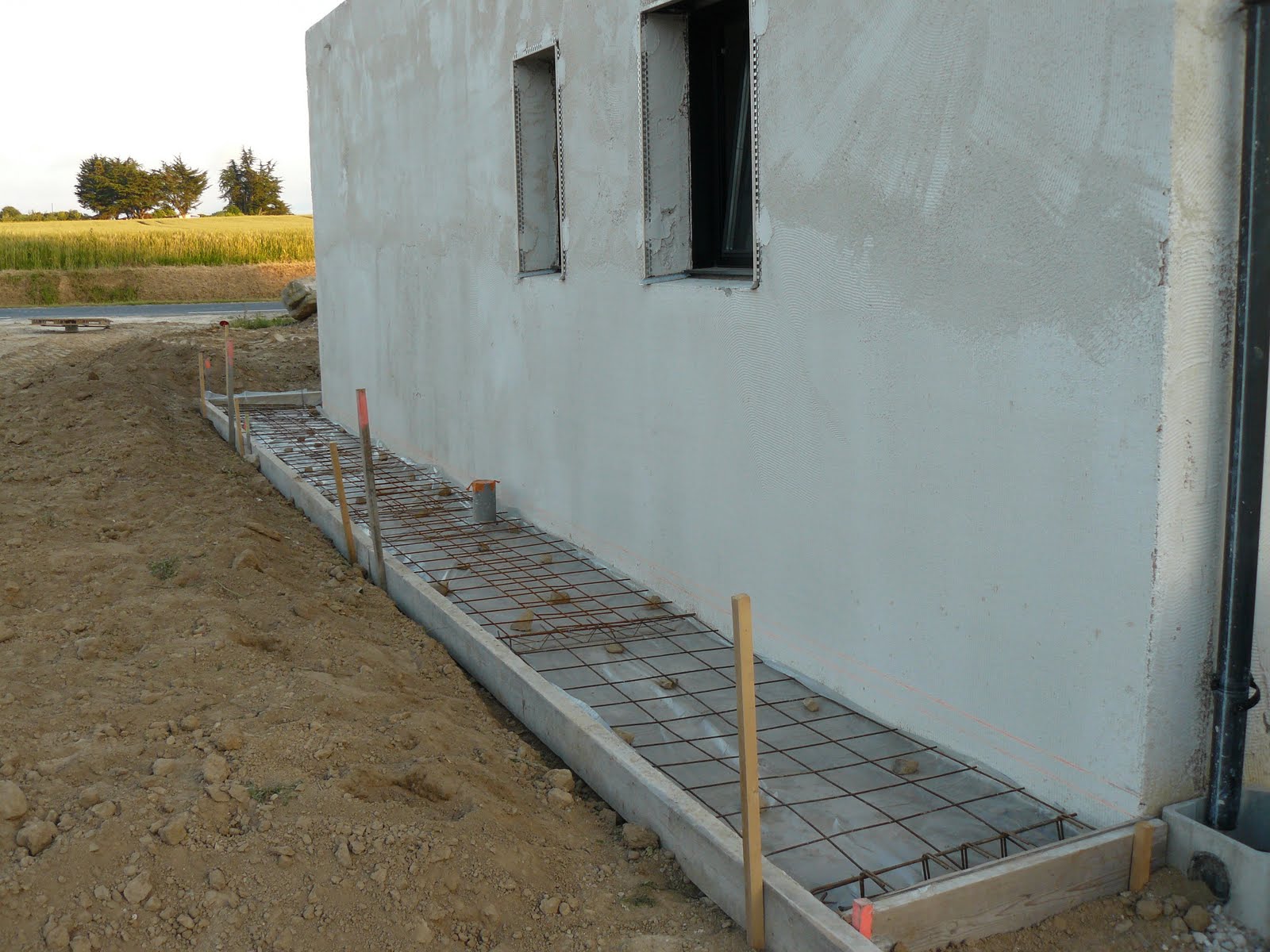 Construction de notre maison: Ferraillage de la terrasse