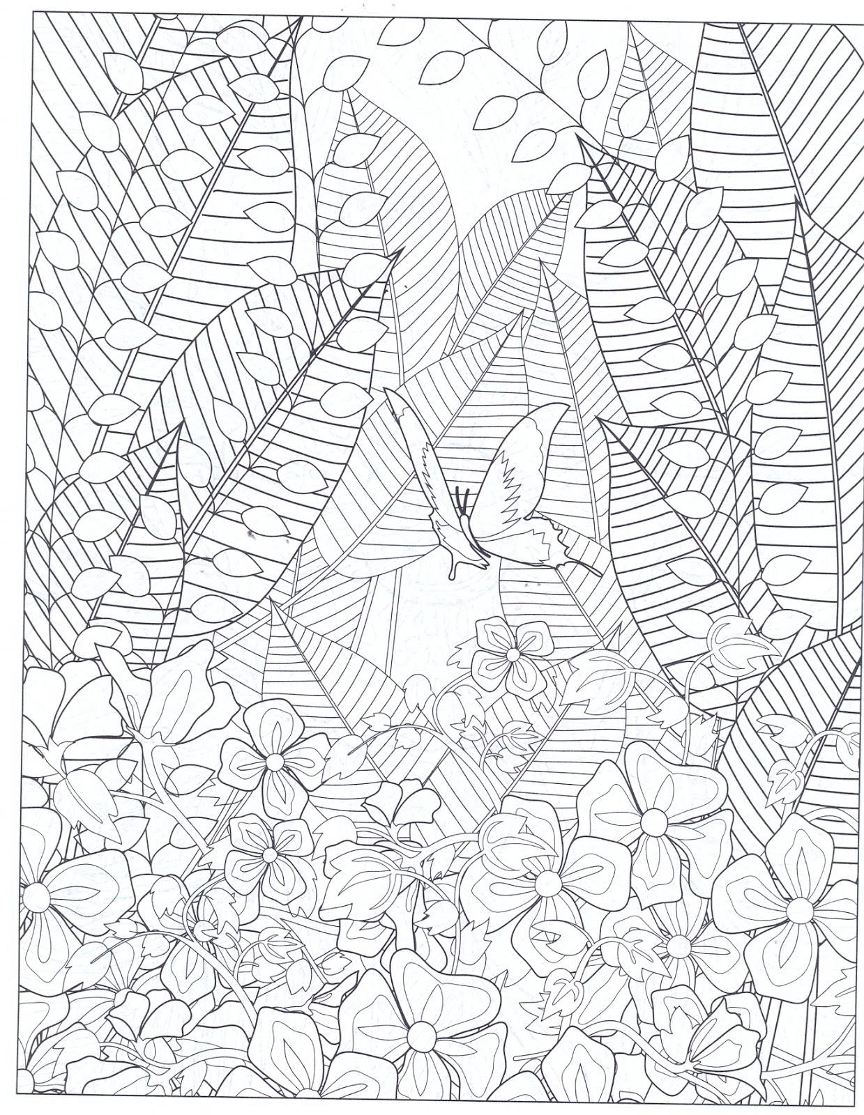 Forest MandalaWaldMandala coloring page Free Mandala Download