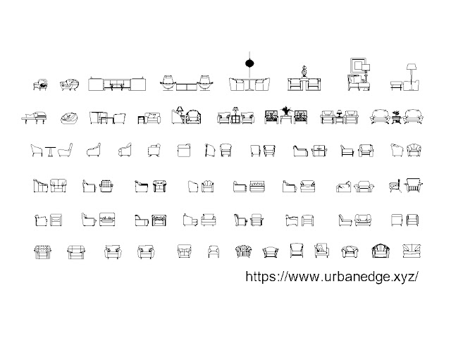 Armchair elevation cad block, 70+ Armchair cad block free download