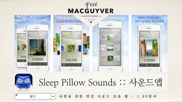 https://itunes.apple.com/kr/app/sleep-pillow-sounds-white/id410351918?mt=8