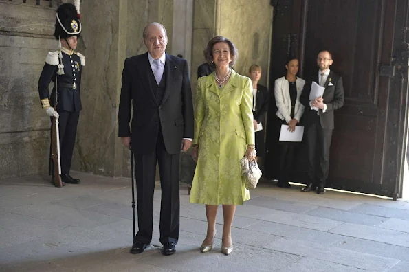 King Carl Gustaf, Queen Silvia, Crown Princess Victoria, Prince Daniel, Princess Estelle, Princess Madeleine, Christopher O'Neill, Prince Carl Philip and Princess Sofia