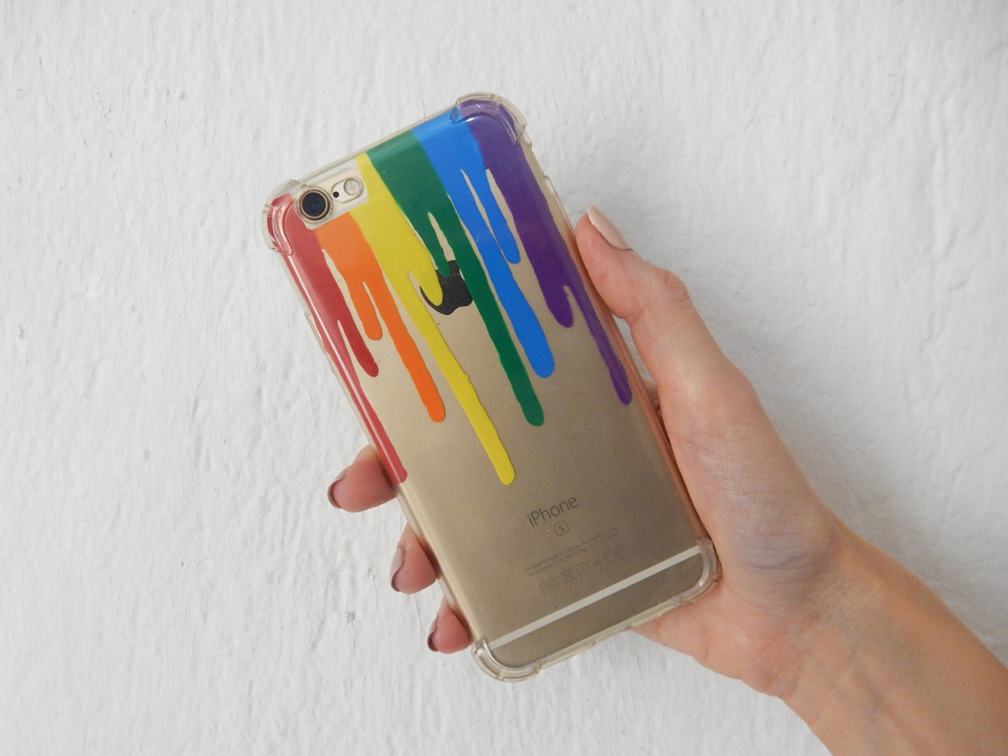Diy Melting Rainbow Phone Case
