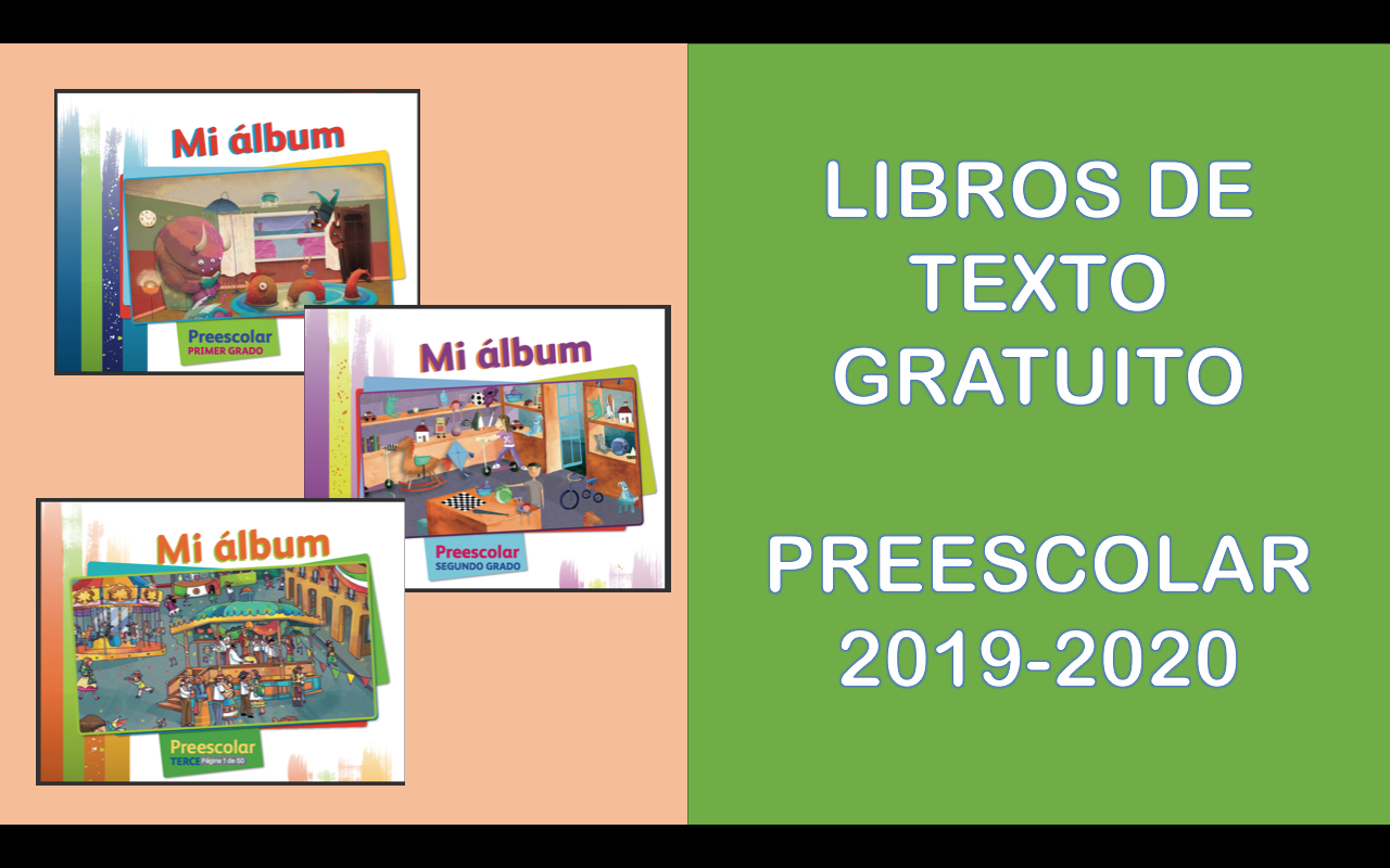 PREESCOLAR: LIBROS DE TEXTO GRATUITO DIGITALES