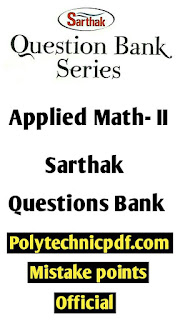 Applied math 2 sarthak question bank series