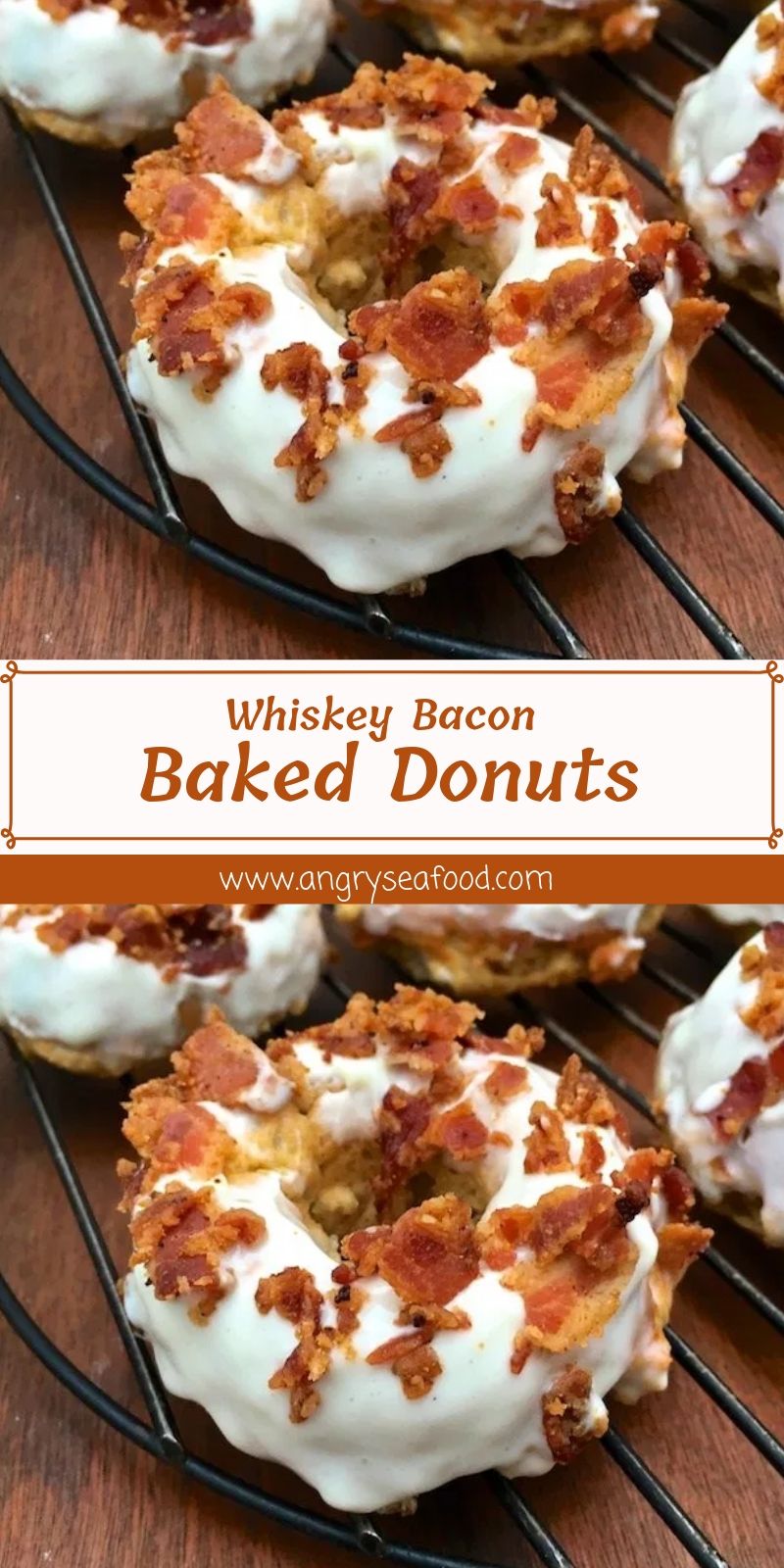 Whiskey Bacon Baked Donuts Whiskey Bacon Baked Donuts