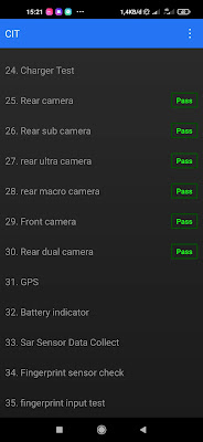 cara test kamera Xiaomi satu persatu
