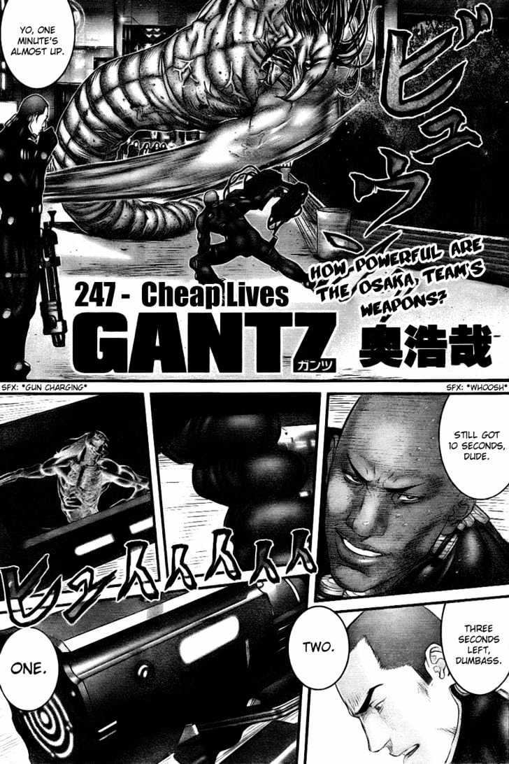 Gantz Chapter 247 Gantz Manga Online