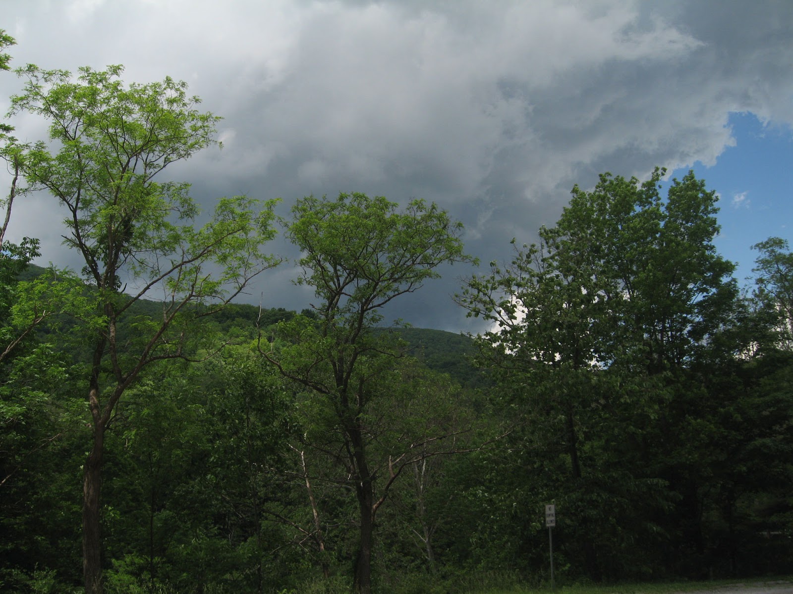 La Lair On Wheels Stormy Weather at Mount Storm, West Virginia