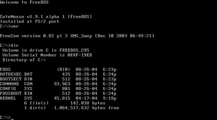 (Disk Operating System) - DOS