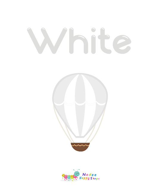 White Color - Colors Flashcards for Kids