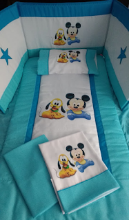 Set de cuna mickey y pluto