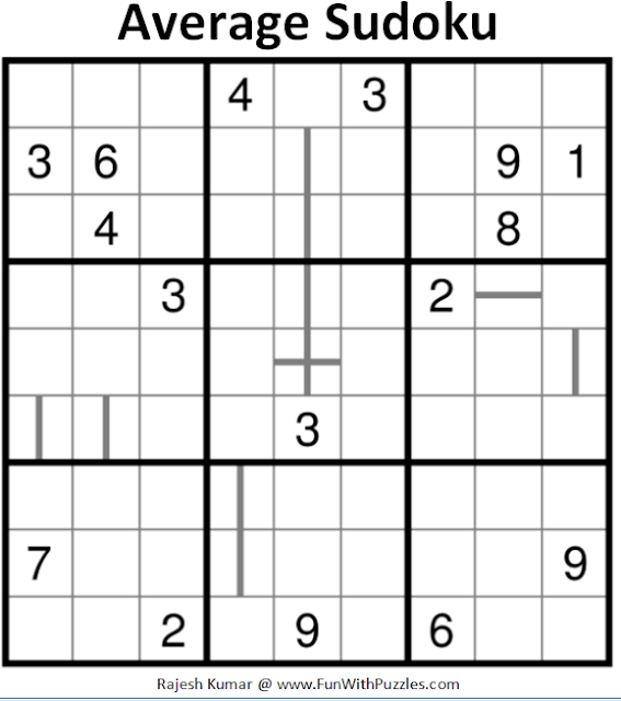 Average Sudoku (Daily Sudoku League #160)