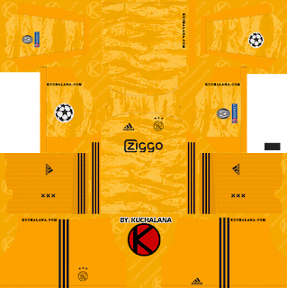 AFC Ajax 2019/2020 Kit - Dream League Soccer Kits - Kuchalana