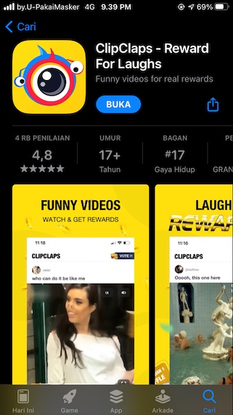 Beneran Dapat Uang Dari ClipClaps Terbaru cara dapat uang dari clipclaps