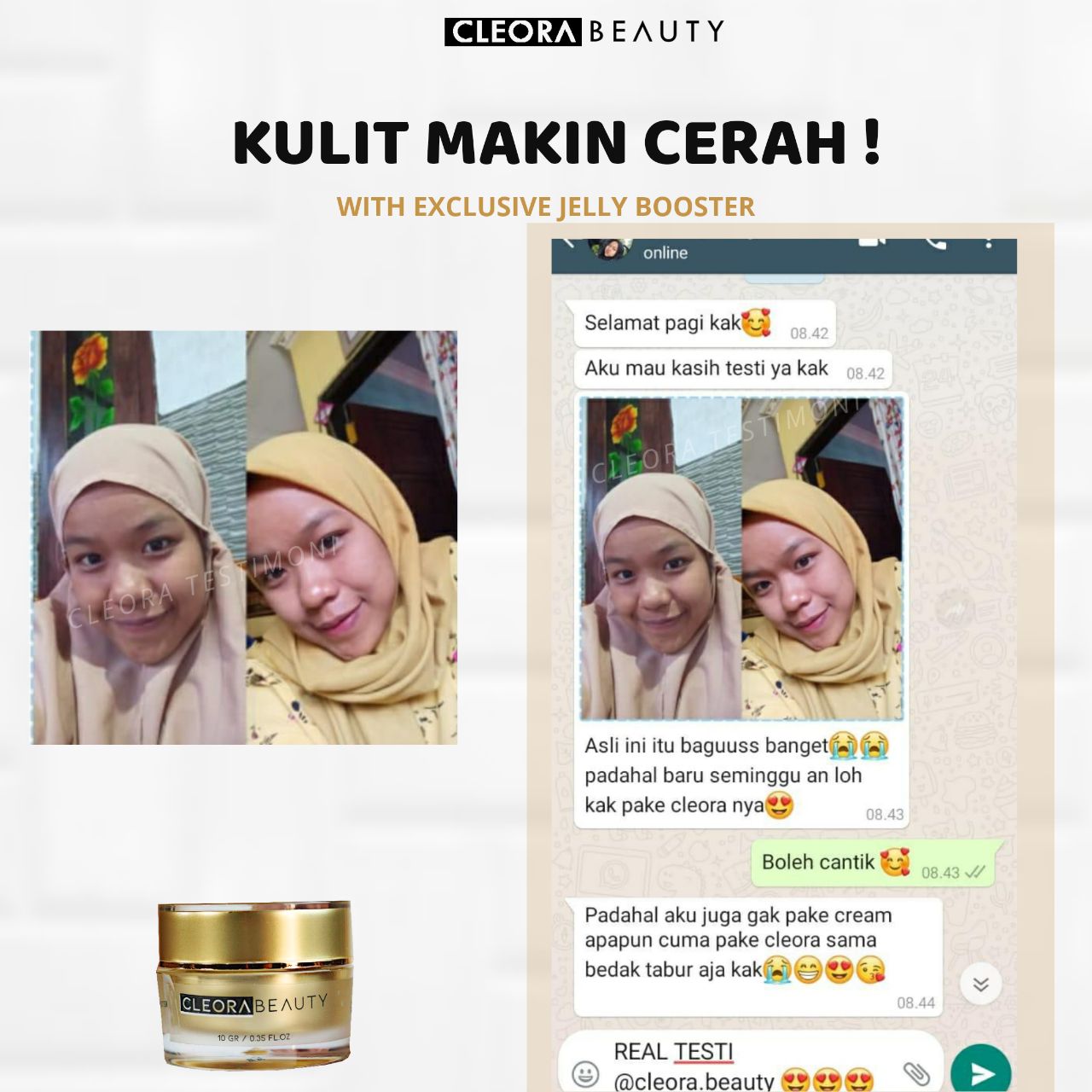 testimoni Cleora Beauty