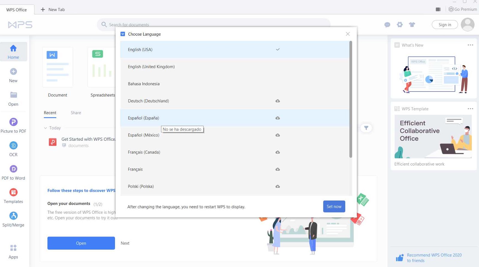 WPS Office 2019 v11.2.0.9232