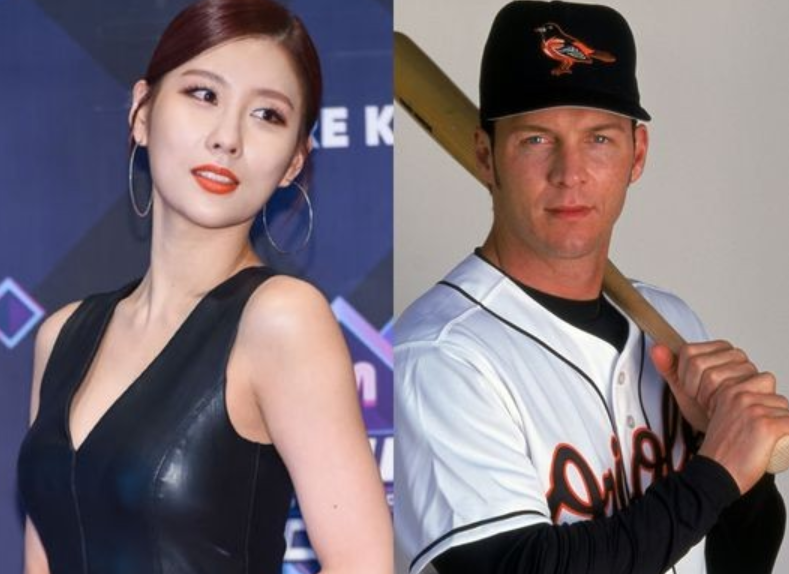 SM artist Stephanie is reportedly dating retired player Brady Anderson