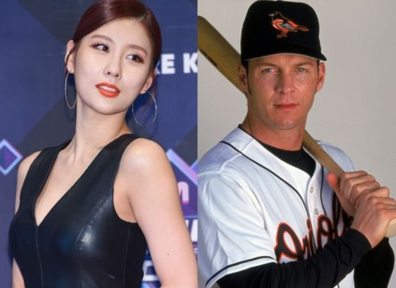 SM artist Stephanie is reportedly dating retired player Brady Anderson -  DAILY NAVER