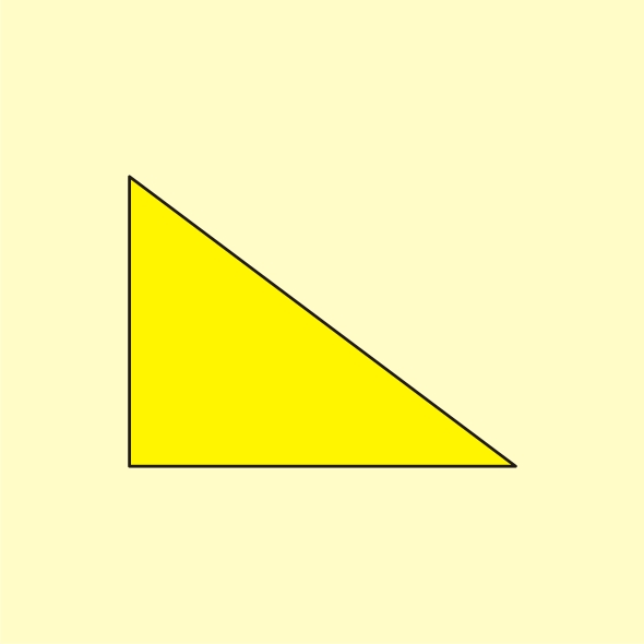 Ilustrasi Pembuktian Teorema Pythagoras (klik untuk menjalankan animasi segitiga)