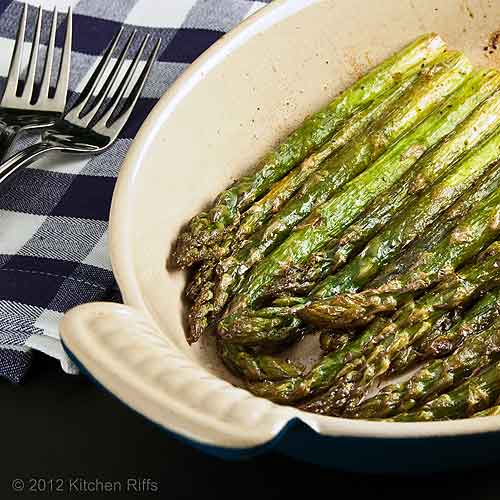 Kitchen Riffs Roast Asparagus