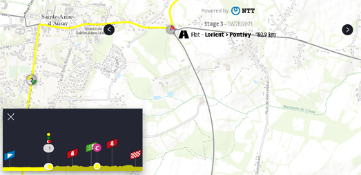 Maps Mania: Tour de France Live Tracking Map