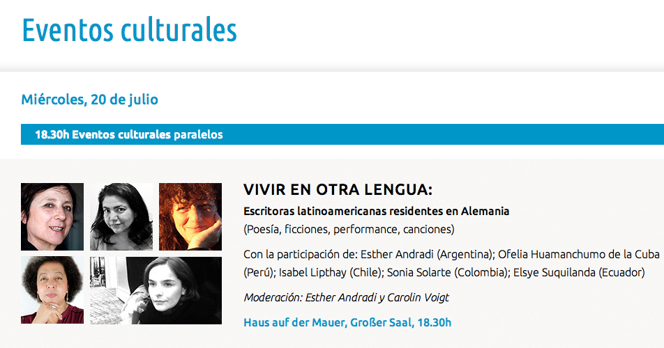 Cafe Con Letra Agenda Jena Vivir En Otra Lengua Escritoras