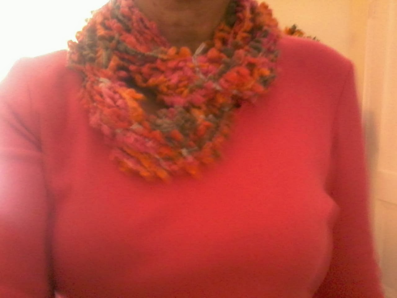 It's So Much Fun Watchin' God Super easy noknit scarf