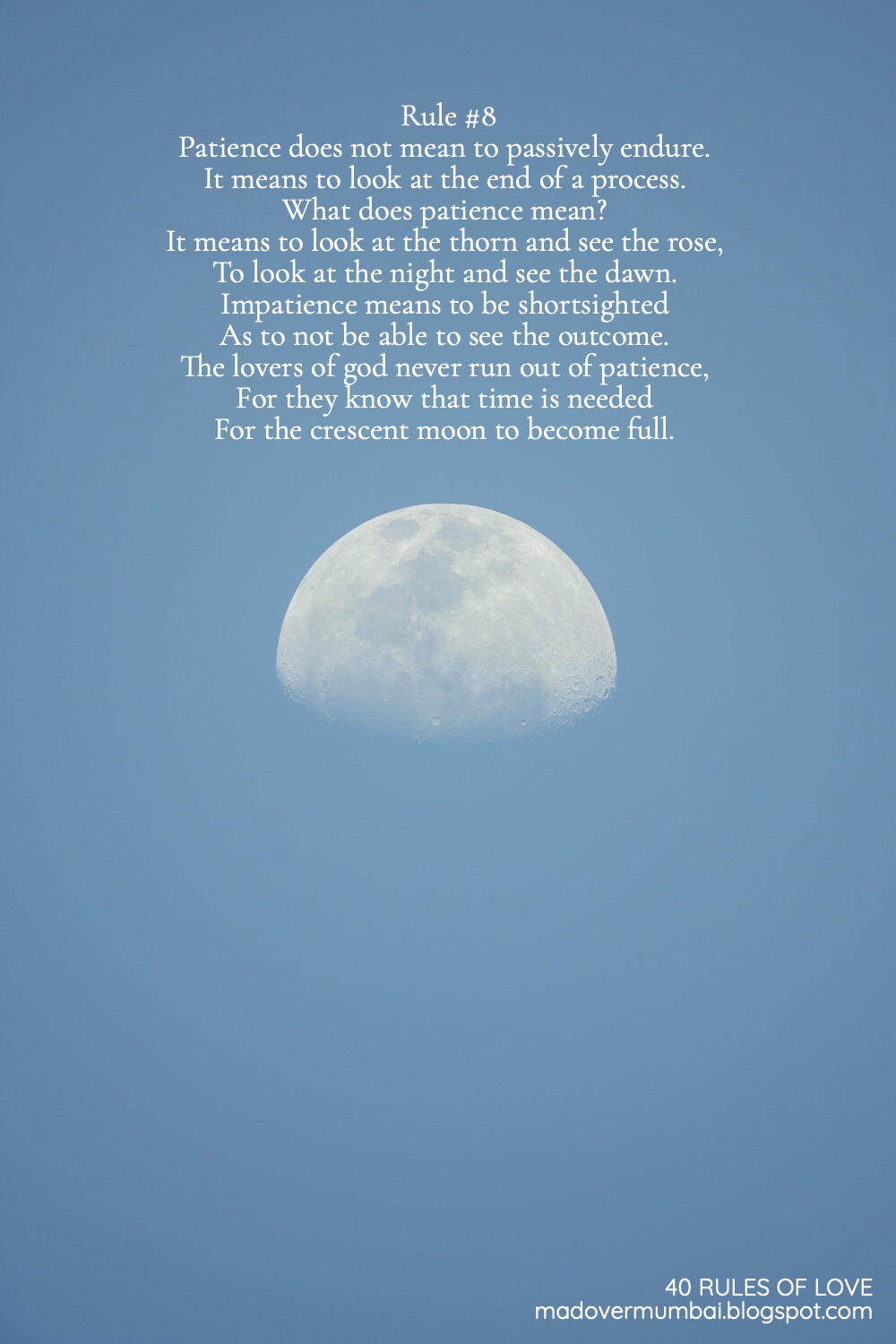 Lessons for life | The Forty Rules of Love