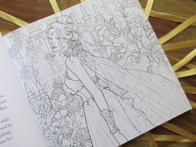 Sakuranko: The Throne of Glass Colouring Book by Sarah J. Maas