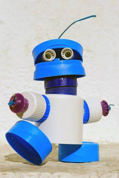 juguetes creados con material reciclable